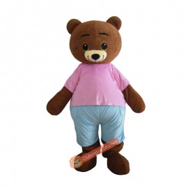 Cute Teddy Bear Custom Mascot Costume, Cute Teddy Bear Custom Costume