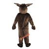 Dark Brown Elk Cartoon Mascot Costume, Dark Brown Elk Cartoon Costume