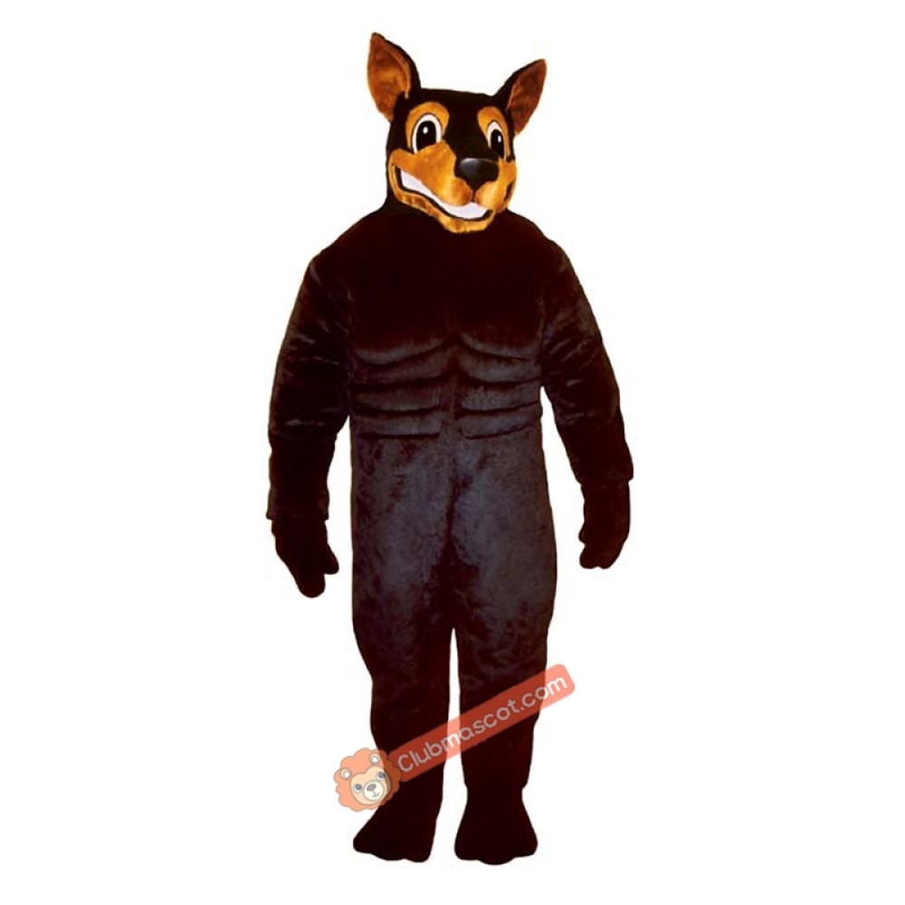 Doberman Mascot Costume, Doberman Costume