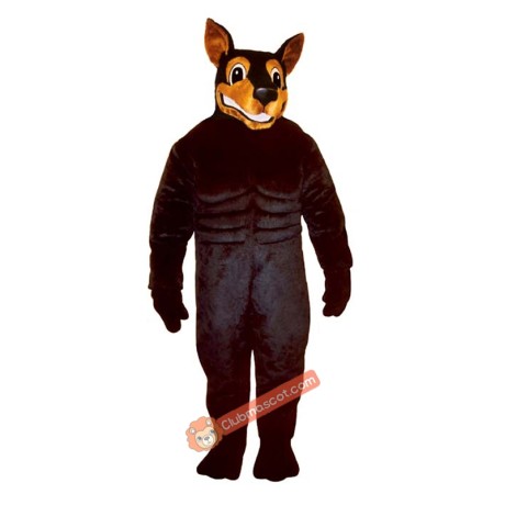 Doberman Mascot Costume, Doberman Costume