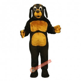 Dobie Dog Mascot Costume, Dobie Dog Costume