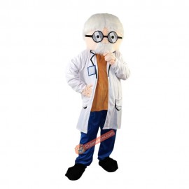 Doctors Cartoon Mascot Costume, Doctors Cartoon Costume