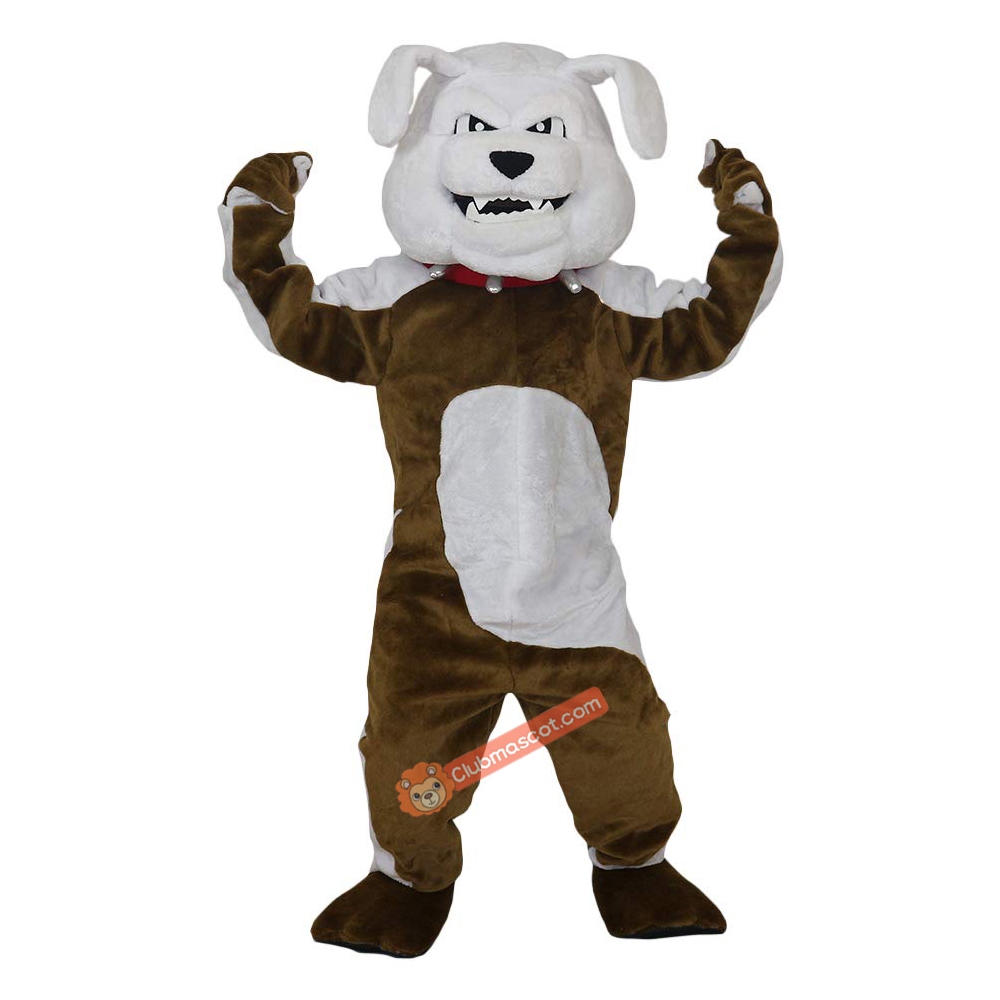 Dog Bulldog Fierce Dog Vicious Dog Cartoon Mascot Costume, Dog Bulldog Fierce Dog Vicious Dog Cartoon Costume