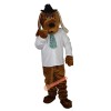 Dog Sharpei Hound Cartoon Mascot Costume, Dog Sharpei Hound Cartoon Costume