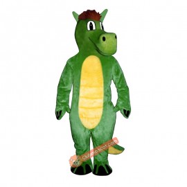 Dopey Dragon Mascot Costume, Dopey Dragon Costume