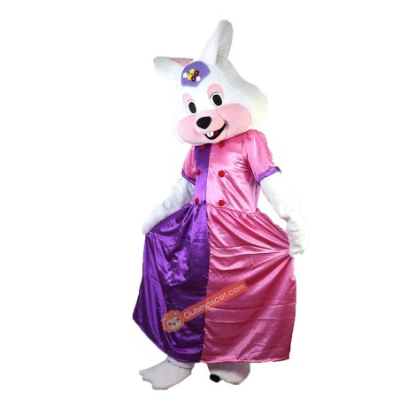 Easter Bunny Costume Adult Size Faux Fur Shaggy Mascot Costume, Easter Bunny Costume Adult Size Faux Fur Shaggy Costume