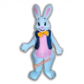 Easter Bunny White Mascot Costume , Easter Bunny White Costume 