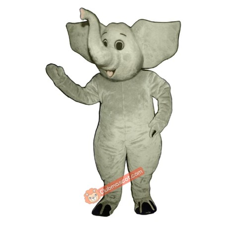 Eddy Elephant Mascot Costume, Eddy Elephant Costume