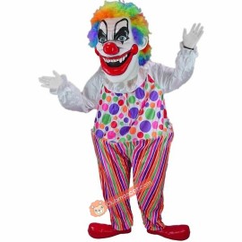 Evil Clown Mascot Costume, Evil Clown Costume