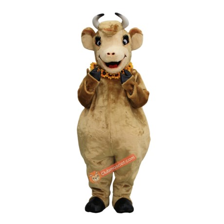 Fair Charming Elsie Cow Mascot Costume, Fair Charming Elsie Cow Costume