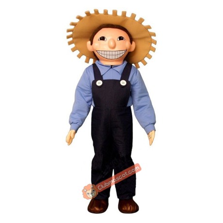 Farm Boy Mascot Costume, Farm Boy Costume