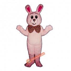 Fat Bunny Tie Mascot Costume, Fat Bunny Tie Costume