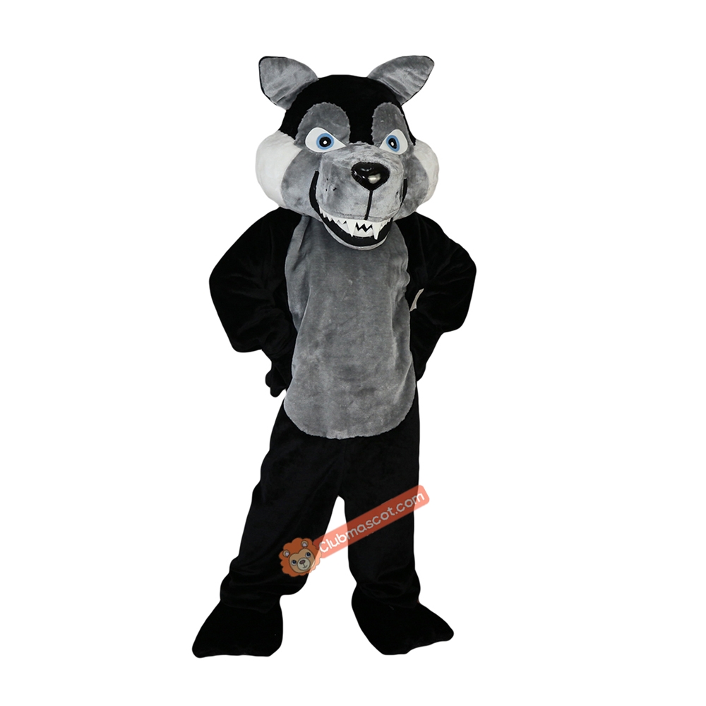 Ferocious Wolf Mascot Costume, Ferocious Wolf Costume