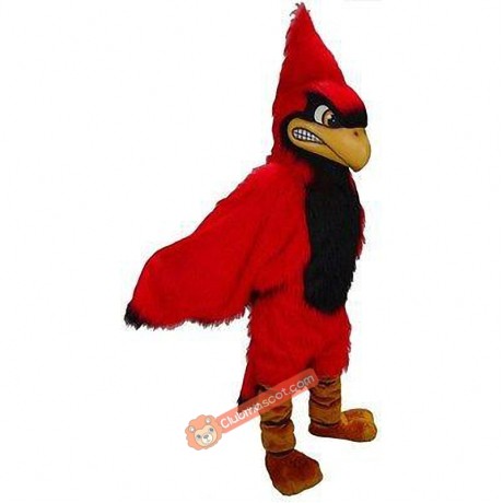 Fierce Cardinal Mascot Costume, Cardinal Costume