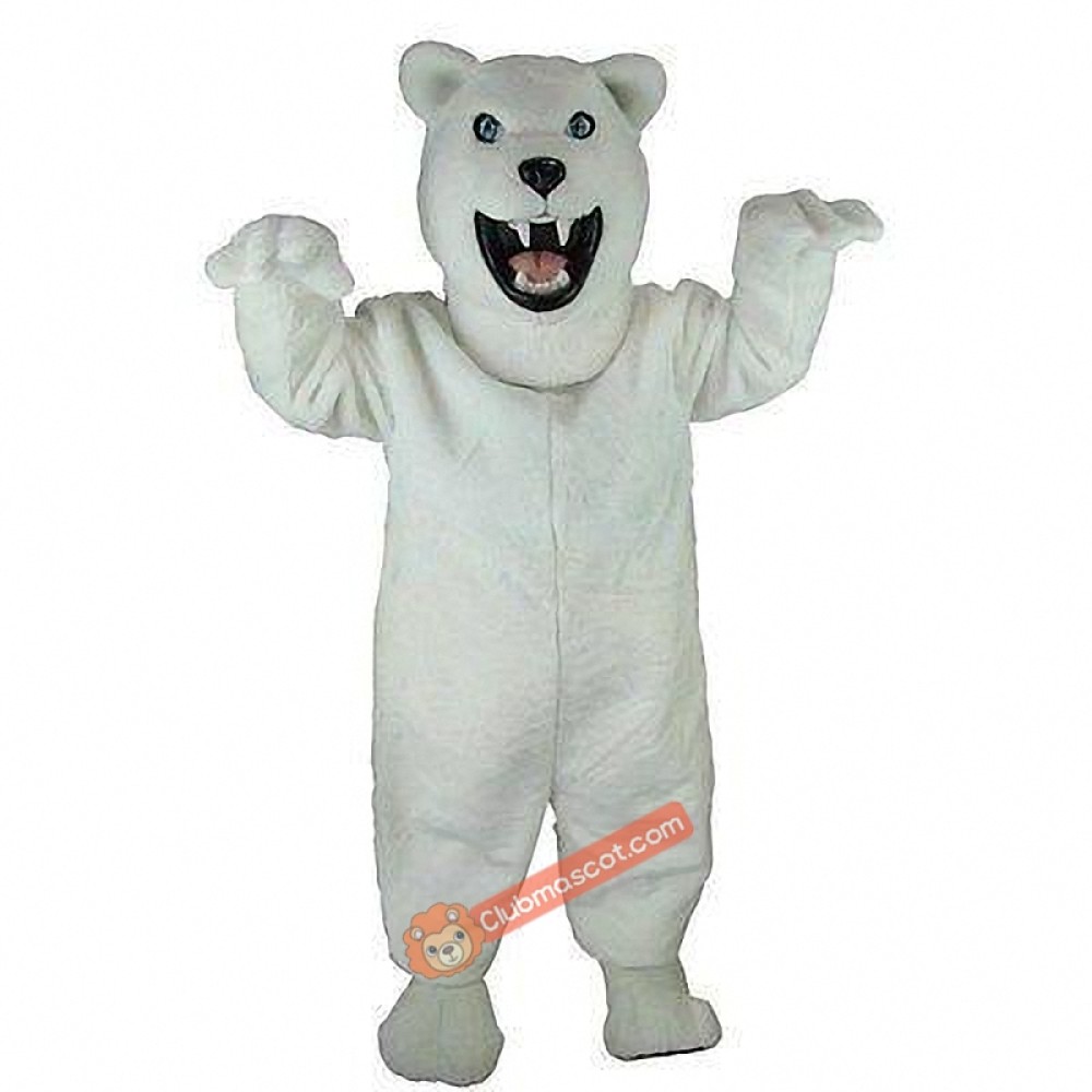 Fierce Polar Bear Mascot Costume, Polar Bear Costume