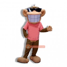 Happy Eye Monkey Mascot Costume