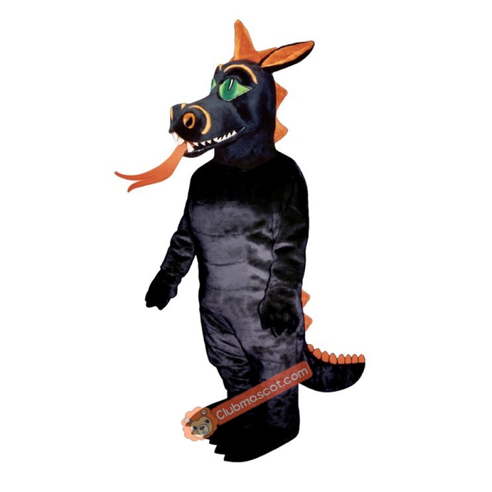 Fire Dragon Mascot Costume, Fire Dragon Costume