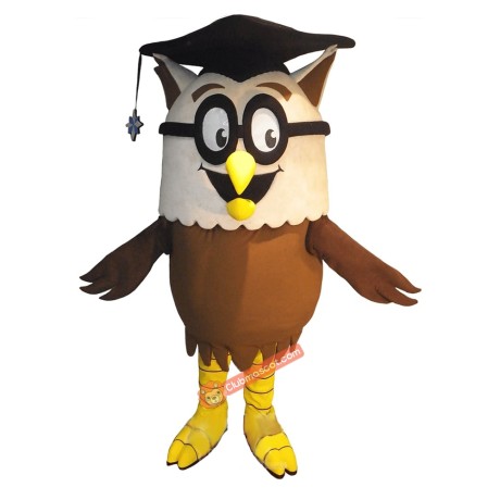 Five Star Owl Mascot Costume, Five Star Owl Costume