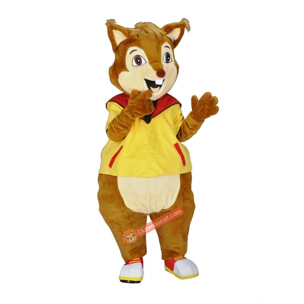 Fox Happy Mascot Costume, Fox Happy Costume