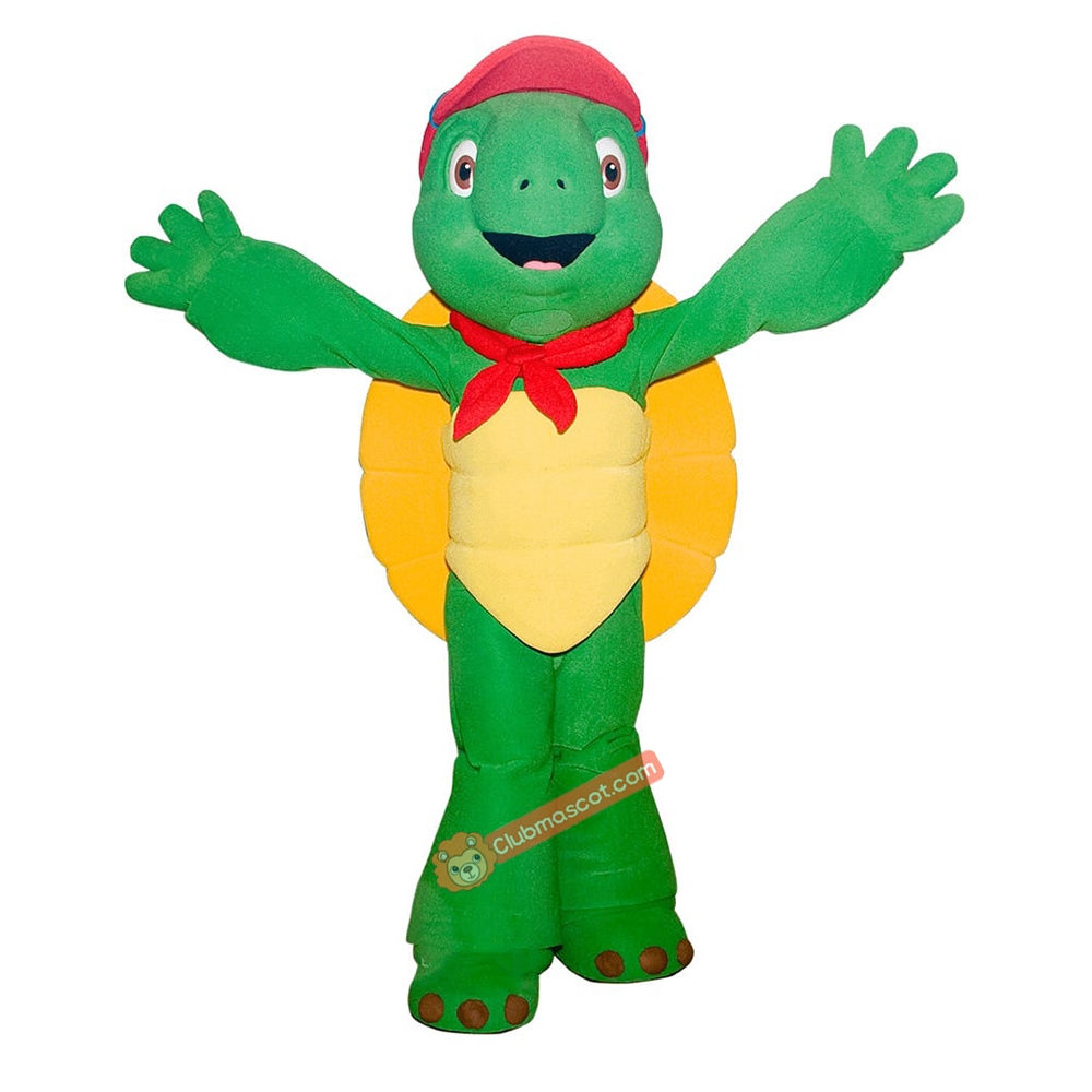 Franklin Turtle Mascot Costume, Franklin Turtle Costume