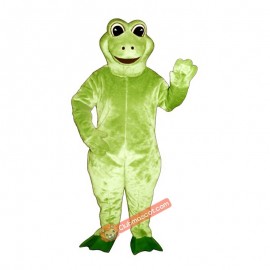 Fred Frog Mascot Costume, Fred Frog Costume