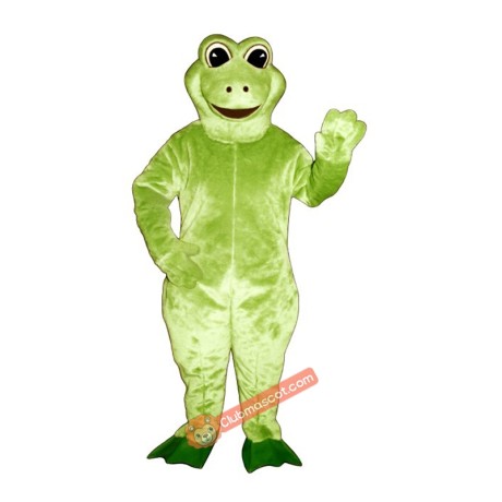 Fred Frog Mascot Costume, Fred Frog Costume