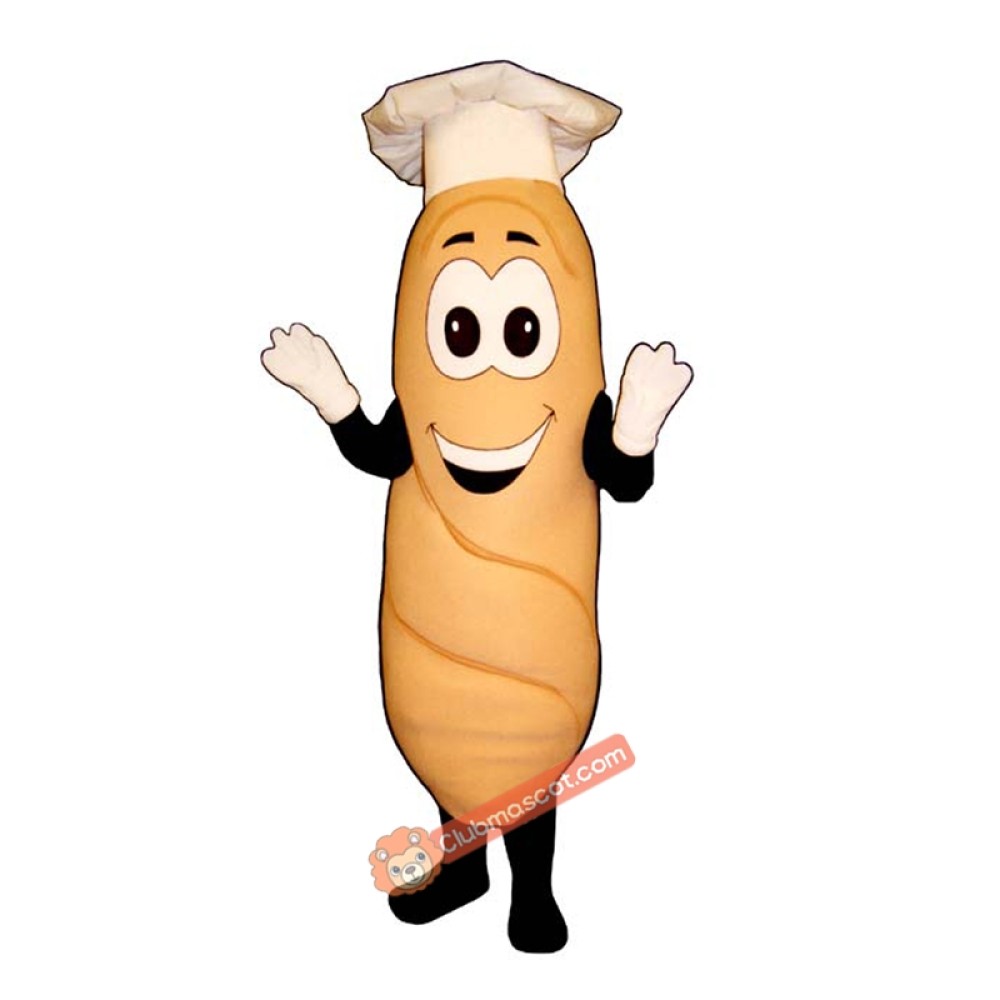 French Bread (Bodysuit not included) Mascot Costume, French Bread (Bodysuit not included) Costume