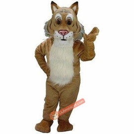 Friendly Bobcat Mascot Costume, Bobcat Costume