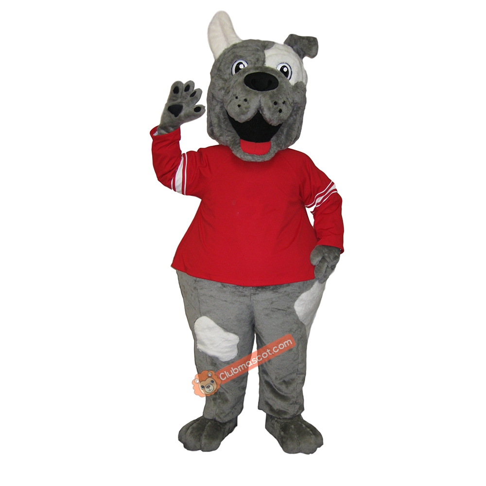 Friendly Bulldog Mascot Costume, Friendly Bulldog Costume