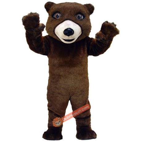 Friendly Grizzly Bear Lightweight Mascot Costume, Grizzly Bear Costume