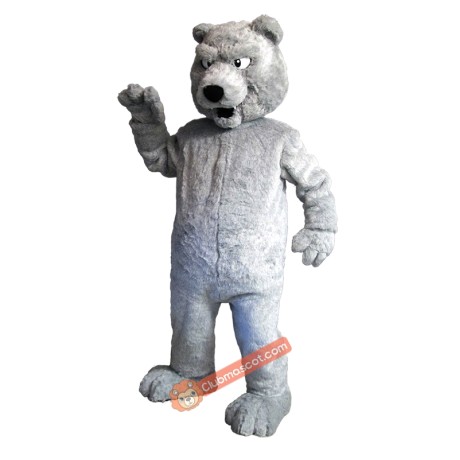 Friendly Grizzly Bear Mascot Costume, Friendly Grizzly Bear Costume