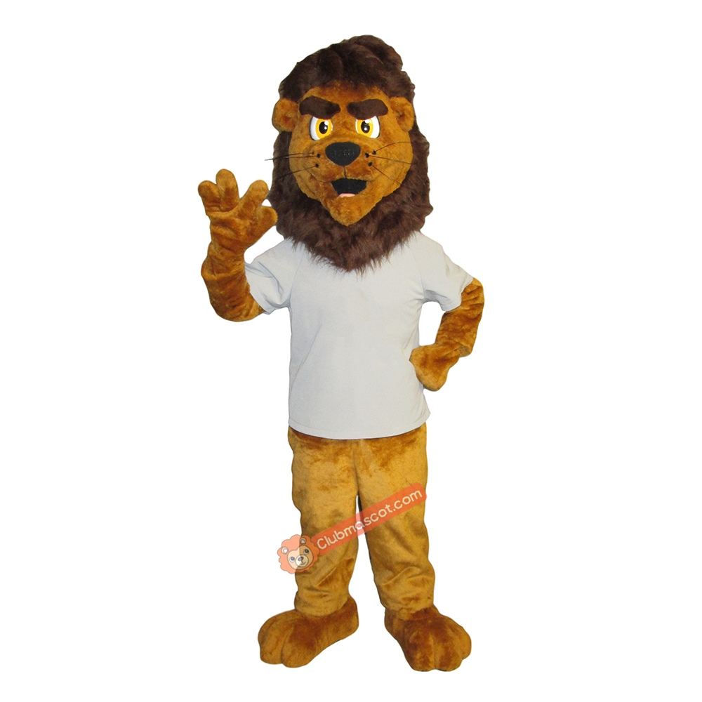 Friendly Lovely Lion Mascot Costume, Friendly Lovely Lion Costume