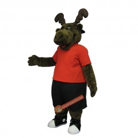 Friendly Moose Mascot Costume, Friendly Moose Costume