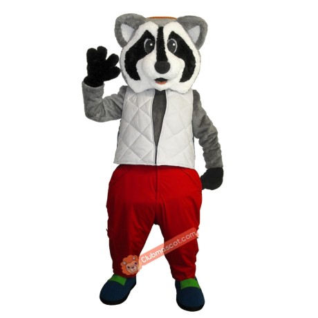 Friendly Raccoon Mascot Costume, Friendly Raccoon Costume