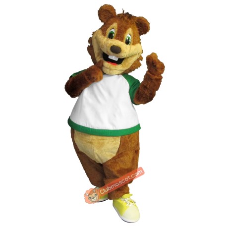 Friendly Squirrel Mascot Costume, Friendly Squirrel Costume