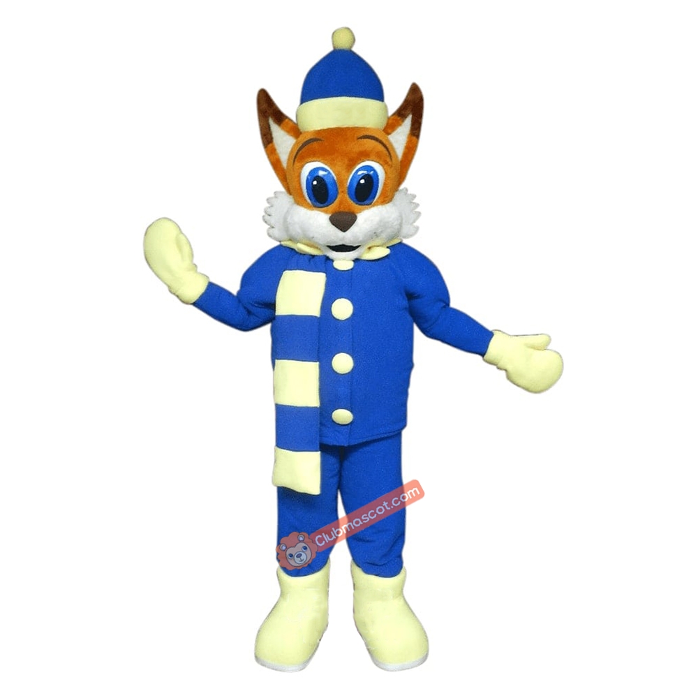 Frosty Fox Mascot Costume, Frosty Fox Costume