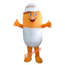 Funny Pill Mascot Costume, Funny Pill Costume