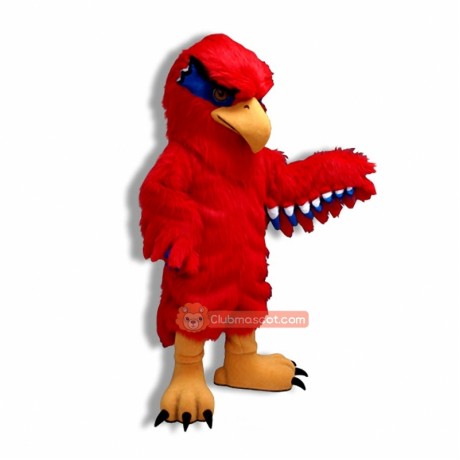 College Red Falcon Mascot Costume