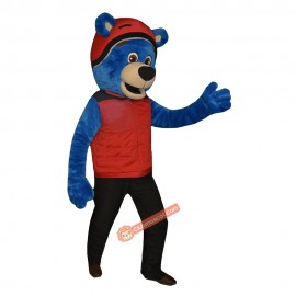 Georgian Peaks Bear Mascot Costume, Georgian Peaks Bear Costume