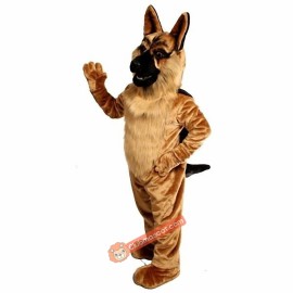 German Shepherd Mascot Costume, German Shepherd Costume