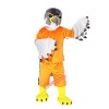 Gery Eagle Hawk Falcon Cartoon Mascot Costume, Gery Eagle Hawk Falcon Cartoon Costume