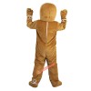 Gingerbread Man Cartoon Mascot Costume, Gingerbread Man Cartoon Costume