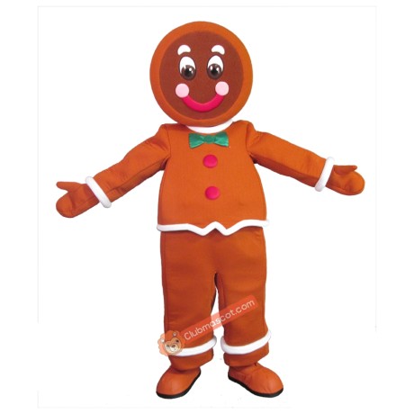 Gingerbread Man Mascot Costume, Gingerbread Man Costume