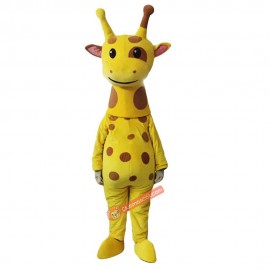 Giraffe Cartoon Mascot Costume, Giraffe Cartoon Costume