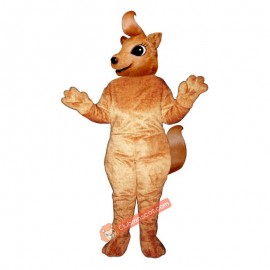 Girly Squirrel Mascot Costume, Girly Squirrel Costume