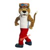 Glasses Charm Lion Mascot Costume, Glasses Charm Lion Costume