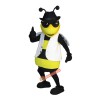 Glasses Handsome Bee Mascot Costume, Glasses Handsome Bee Costume