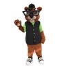 Glasses Handsome Chipmunk Mascot Costume, Glasses Handsome Chipmunk Costume