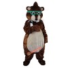 Glasses Mouse Raccoon Mascot Costume, Glasses Mouse Raccoon Costume