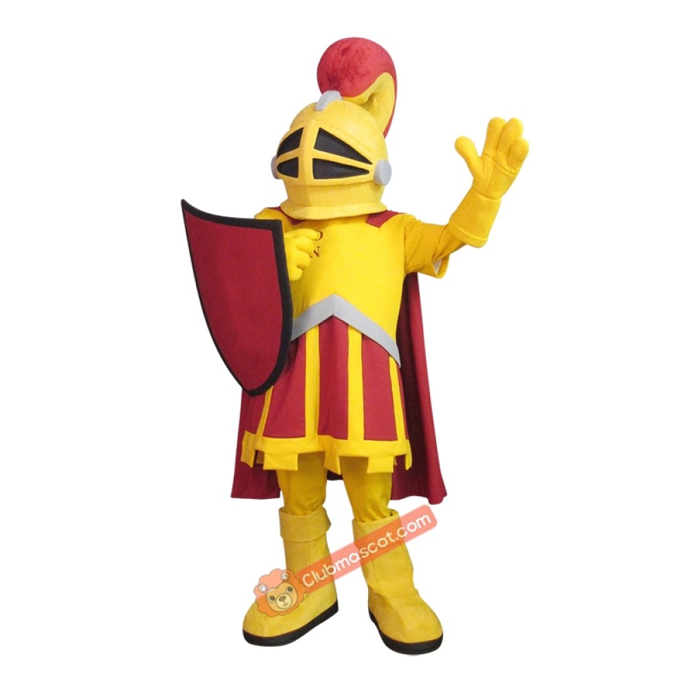 Golden Knight Mascot Costume, Golden Knight Costume